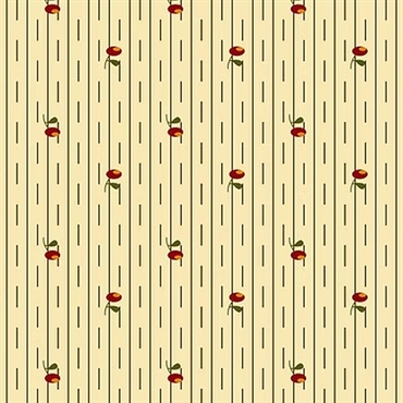 EQP Patchworkstof - Posies - Ecru