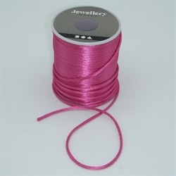 Satinsnor 2mm - Pink