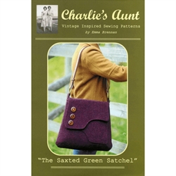 Taske symønster - The saxted green satchel